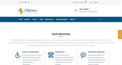 Desktop Screenshot of odysseyrehab.com